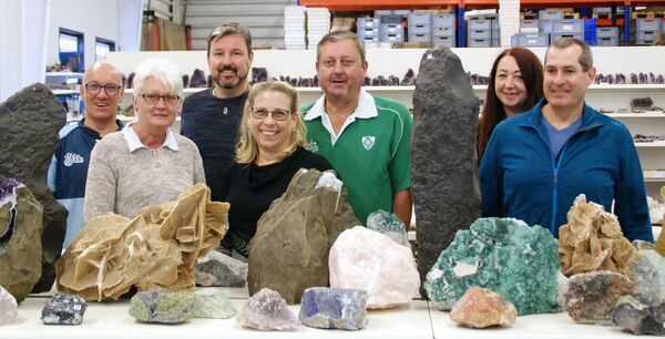 Das Team von Mineralien Hüller